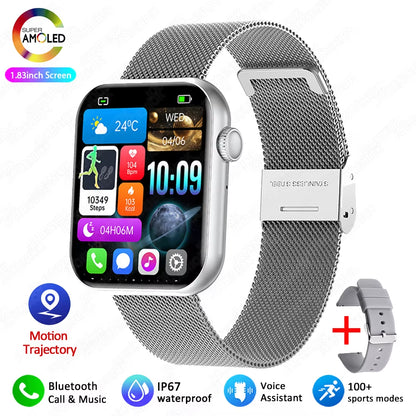2025 New Bluetooth Call Smart Watch Men Sports Health Band Heart Rate Health Monitoring Waterproof Women Smartwatch