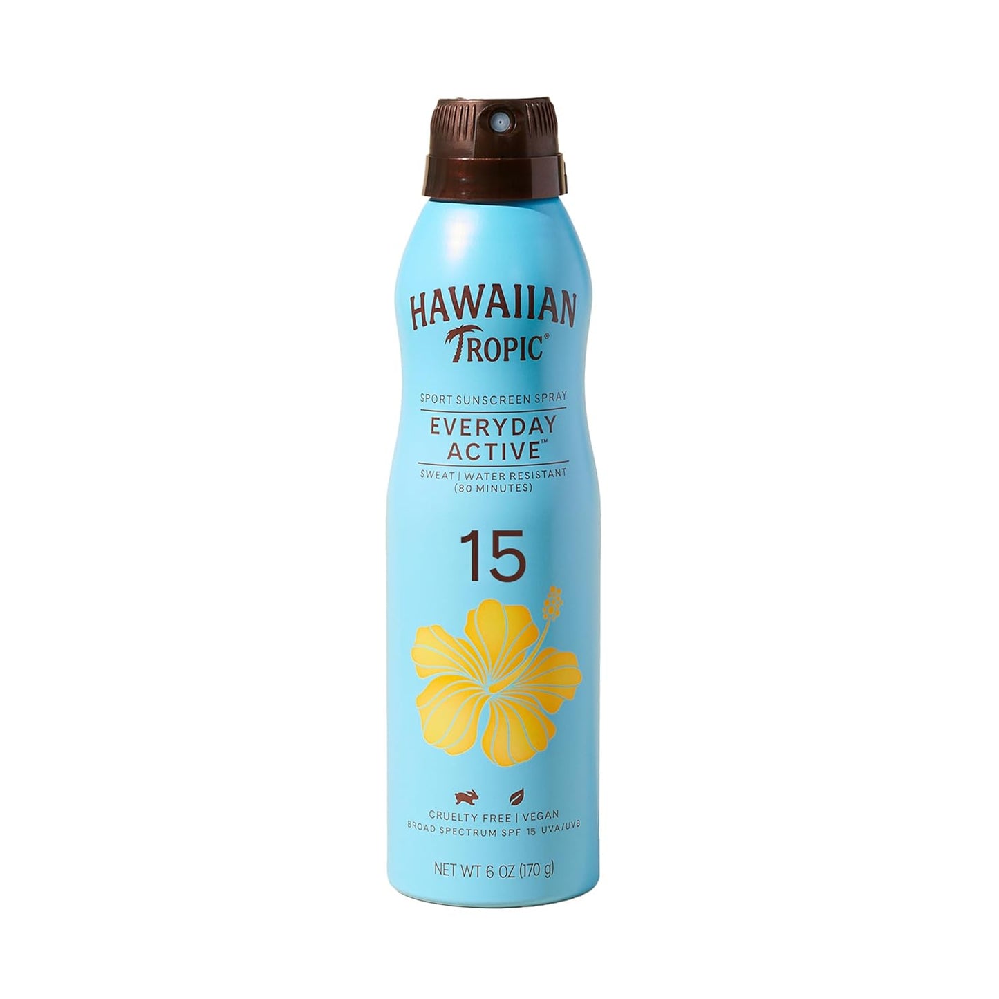 Island Sport Sunscreen Spray, Easy to Apply, Broad-Spectrum Protection, SPF 15, 6 Ounces. (Packaging May Vary)