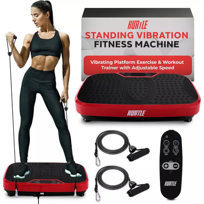 Hurtle Core Fitness Training Vibration Machine Full-Body Vibration Workout – HURVBTR36RD