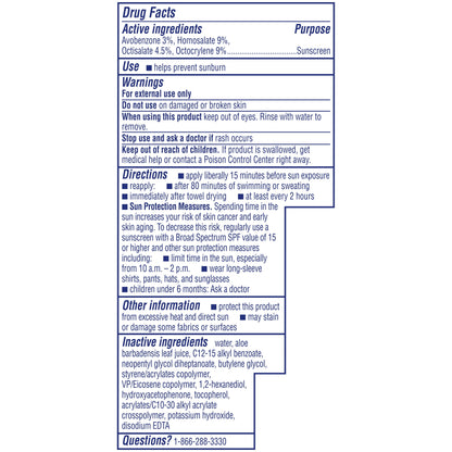 Waterbabies Fragrance Free SPF 50 Baby Sunscreen Lotion, 8 Fl Oz