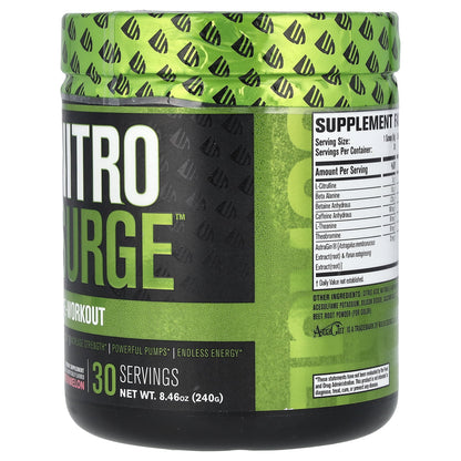 Nitrosurge Pre Workout Powder - 30 Servings, Watermelon