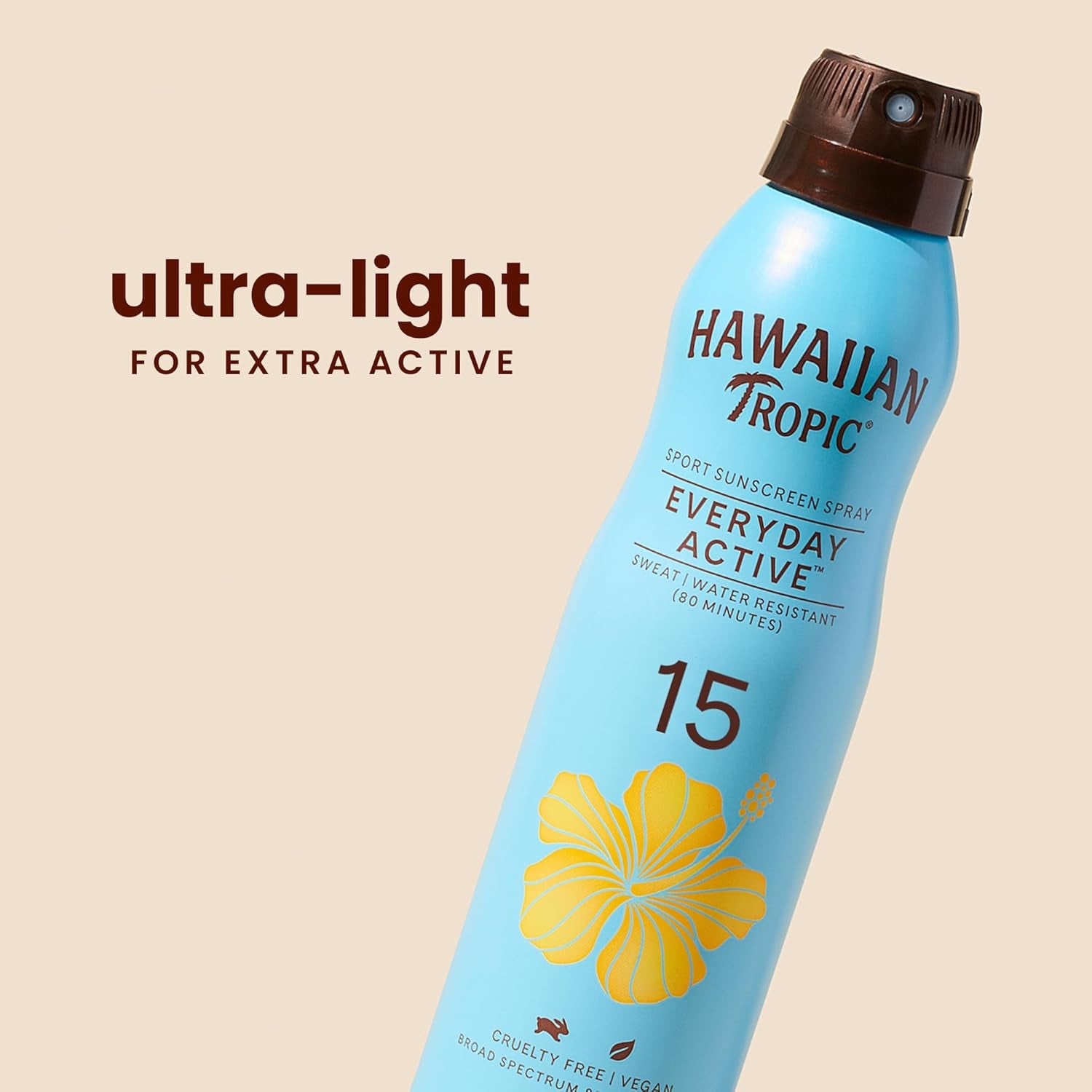 Island Sport Sunscreen Spray, Easy to Apply, Broad-Spectrum Protection, SPF 15, 6 Ounces. (Packaging May Vary)