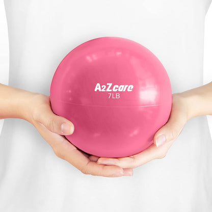 Toning Ball - Weighted Toning Exercise Ball - Soft Weighted Medicine Ball for Pilates, Yoga, Physical Therapy and Fitness
