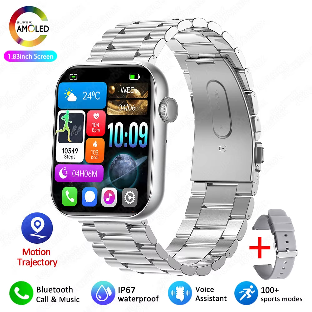 2025 New Bluetooth Call Smart Watch Men Sports Health Band Heart Rate Health Monitoring Waterproof Women Smartwatch