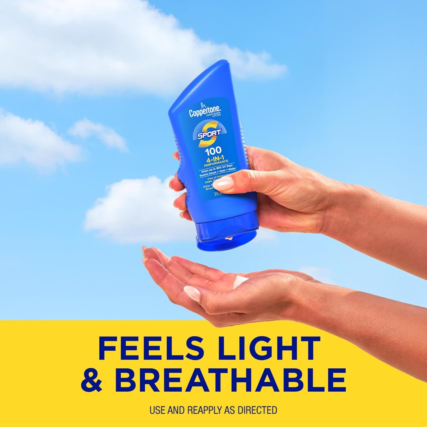 SPORT Sunscreen Lotion Broad Spectrum SPF 100 (3 Fluid Ounce) (Packaging May Vary)