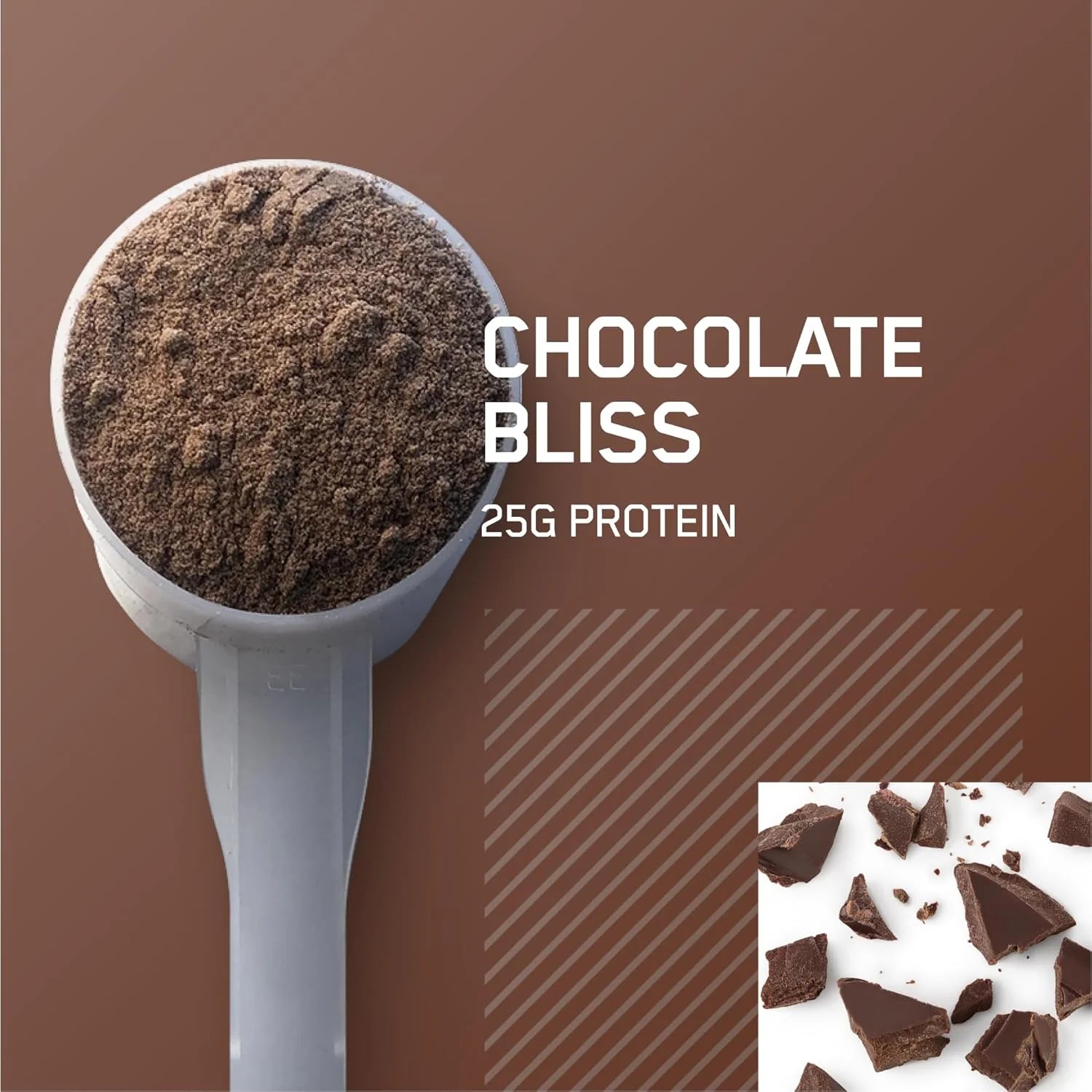 Optimum Nutrition Gold Standard 100% Isolate, Protein Powder, Chocolate Bliss, 3 Pounds, 44 Servings. Whey Protein Isolate